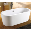 Bath and Shower Pure Acrylic 67" Oval Freestanding Tub Kit